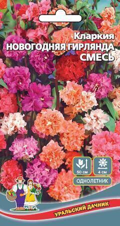 Купить оптом в Ботанике семена Кларкия Гирлянда новогодняя УД бренд Уральский дачник
