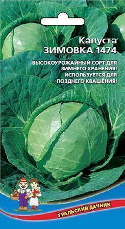 Купить оптом в Ботанике семена Капуста белокочанная Зимовка 1474 УД бренд Уральский дачник