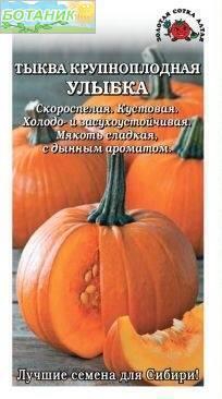 Купить оптом в Ботанике семена Тыква Улыбка ЗС бренд Золотая сотка