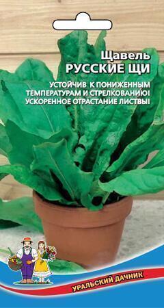 Купить оптом в Ботанике семена Щавель Русские щи УД бренд Уральский дачник