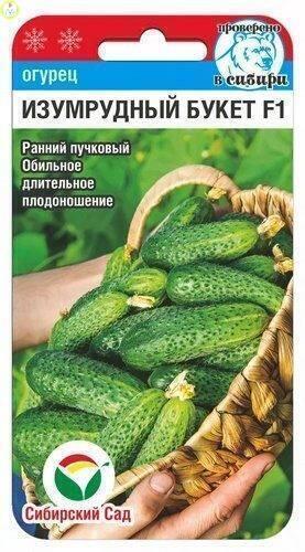 Купить оптом в Ботанике семена Огурец Изумрудный букет F1 СС бренд Сиб.сад