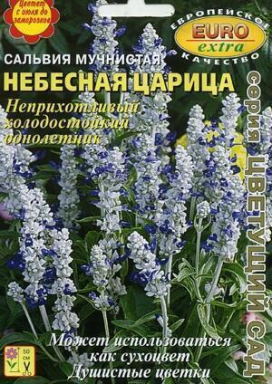Купить оптом в Ботанике семена Сальвия Небесная царица мучнистая Аэл бренд Аэлита