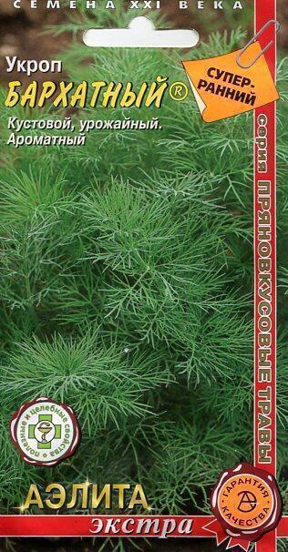 Купить оптом в Ботанике семена Укроп Бархатный Аэл бренд Аэлита