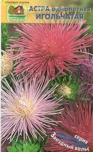 Купить оптом в Ботанике семена Астра Игольчатая Наш бренд Наш сад