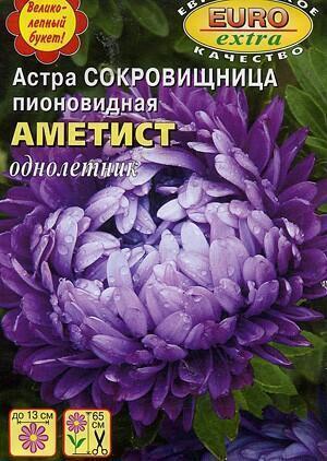 Купить оптом в Ботанике семена Астра Сокровищница аметист Аэл бренд Аэлита