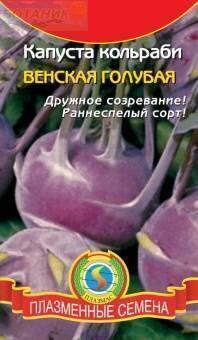 Купить оптом в Ботанике семена Капуста кольраби Венская голубая Плз бренд Плазмас