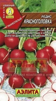 Купить оптом в Ботанике семена Редис Красноголовка Аэл бренд Аэлита