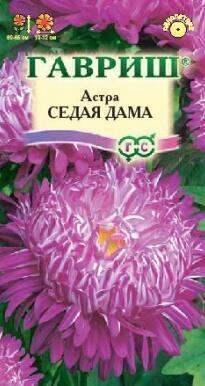 Купить оптом в Ботанике семена Астра Седая дама фиолетовая Гав бренд Гавриш