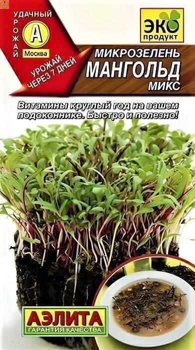 Купить оптом в Ботанике семена Микрозелень Мангольд микс Аэл бренд Аэлита