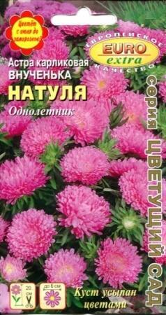 Купить оптом в Ботанике семена Астра Внученька Натуля карликовая Аэл бренд Аэлита