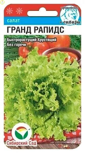 Купить оптом в Ботанике семена Салат Гранд Рапидс СС бренд Сиб.сад
