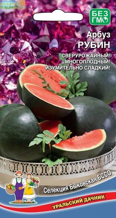 Купить оптом в Ботанике семена Арбуз Рубин УД бренд Уральский дачник