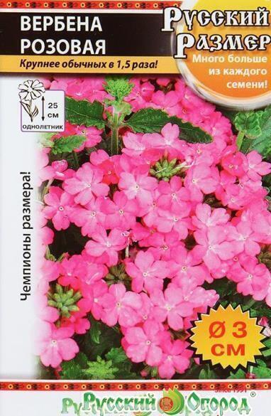 Купить оптом в Ботанике семена Вербена Русский Размер НК бренд НК