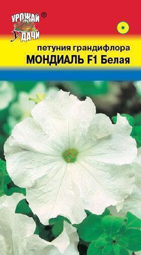 Купить оптом в Ботанике семена Петуния Мондиаль белая F1 УУ бренд Урожай Удачи