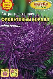 Купить оптом в Ботанике семена Астра Коралл фиолетовый Аэл бренд Аэлита