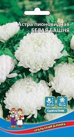 Купить оптом в Ботанике семена Астра Белая башня УД бренд Уральский дачник
