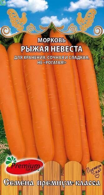 Купить оптом в Ботанике семена Морковь Рыжая невеста ПС бренд Премиум Сидс