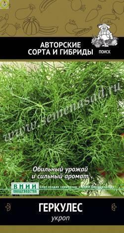 Купить оптом в Ботанике семена Укроп Геркулес Поиск бренд Поиск