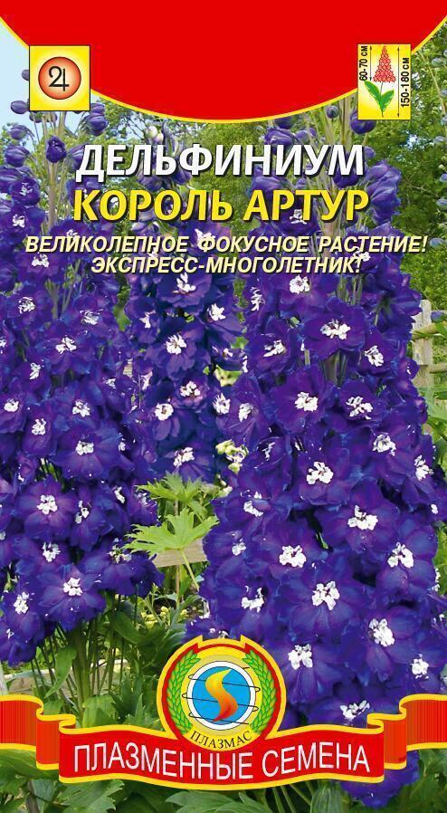 Купить оптом в Ботанике семена Дельфиниум Король Артур Плз бренд Плазмас
