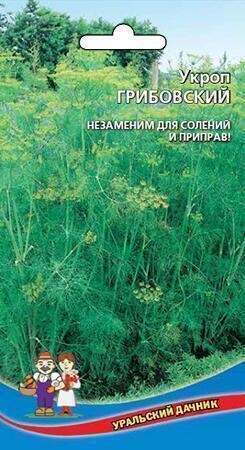 Купить оптом в Ботанике семена Укроп Грибовский УД бренд Уральский дачник