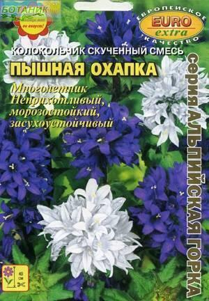 Купить оптом в Ботанике семена Колокольчик Пышная охапка скрученный Аэл бренд Аэлита
