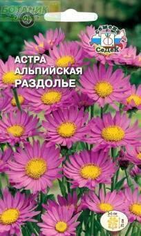 Купить оптом в Ботанике семена Астра Раздолье альпийская Сед бренд СеДеК