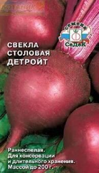 Купить оптом в Ботанике семена Свекла Детройт Сед бренд СеДеК