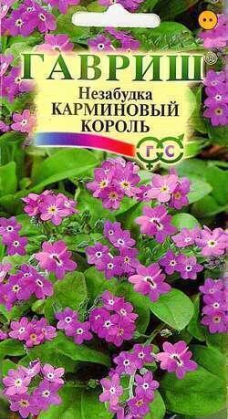 Купить оптом в Ботанике семена Незабудка Карминовый король Гав бренд Гавриш