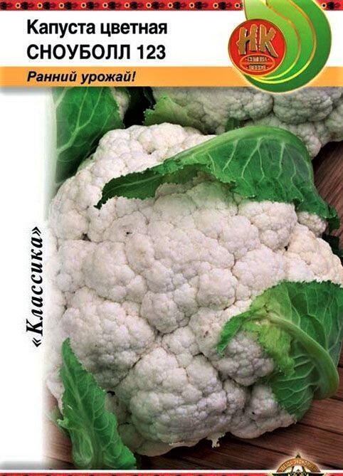 Купить оптом в Ботанике семена Капуста цветная СНОУБОЛЛ 123 НК бренд НК