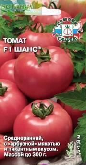 Купить оптом в Ботанике семена Томат Шанс F1 Сед бренд СеДеК