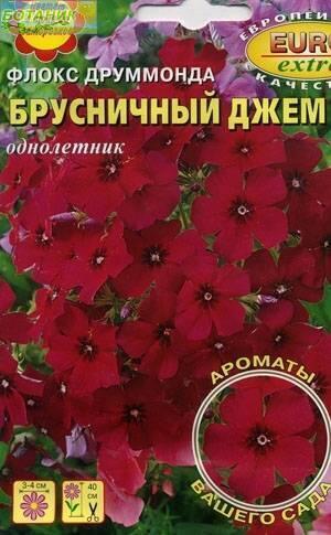 Купить оптом в Ботанике семена Флокс Брусничный джем друммонда Аэл бренд Аэлита