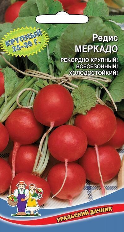 Купить оптом в Ботанике семена Редис Меркадо УД бренд Уральский дачник
