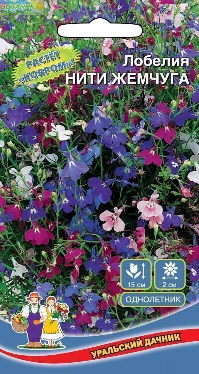 Купить оптом в Ботанике семена Лобелия Нити жемчуга УД бренд Уральский дачник