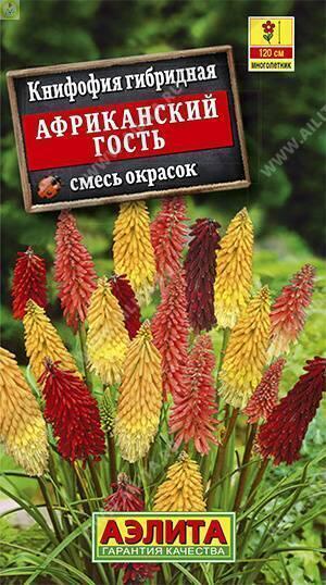 Купить оптом в Ботанике семена Книфофия Африканский гость смесь Аэл бренд Аэлита