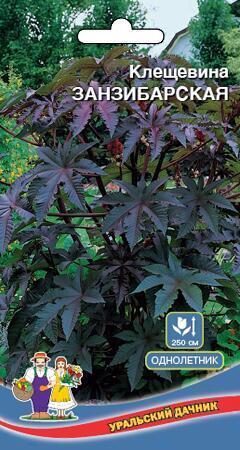 Купить оптом в Ботанике семена Клещевина Занзибарская УД бренд Уральский дачник
