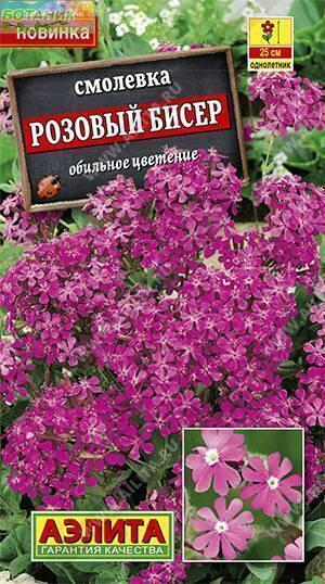 Купить оптом в Ботанике семена Смолевка Розовый бисер Аэл бренд Аэлита