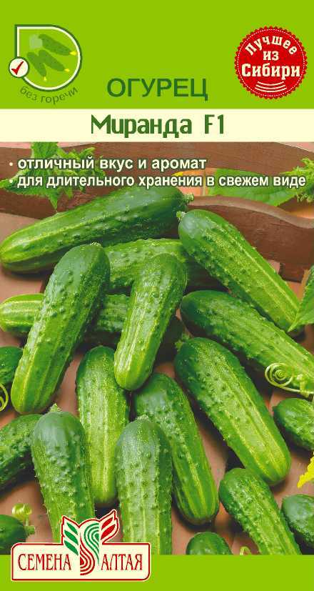 Купить оптом в Ботанике семена Огурец Миранда СА бренд Семена Алтая