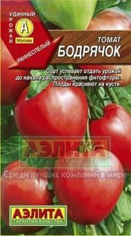 Купить оптом в Ботанике семена Томат Бодрячок Аэл бренд Аэлита
