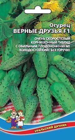 Купить оптом в Ботанике семена Огурец Верные друзья F1 УД бренд Уральский дачник