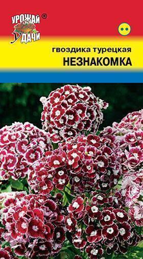 Купить оптом в Ботанике семена Гвоздика турецкая Незнакомка УУ бренд Урожай Удачи