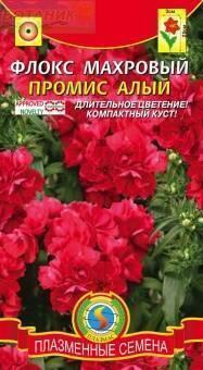 Купить оптом в Ботанике семена Флокс Промис алый махровый Плз бренд Плазмас