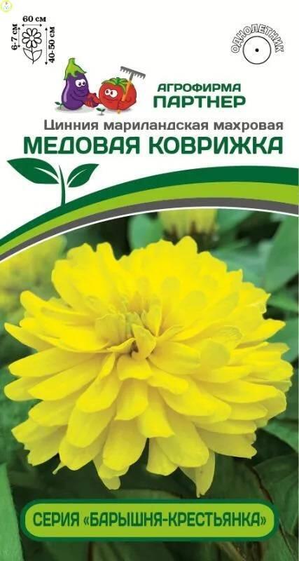 Купить оптом в Ботанике семена Цинния Медовая коврижка Пар бренд Партнер