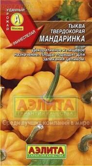 Купить оптом в Ботанике семена Тыква Мандаринка Аэл бренд Аэлита