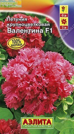 Купить оптом в Ботанике семена Петуния Валентина F1 Аэл бренд Аэлита
