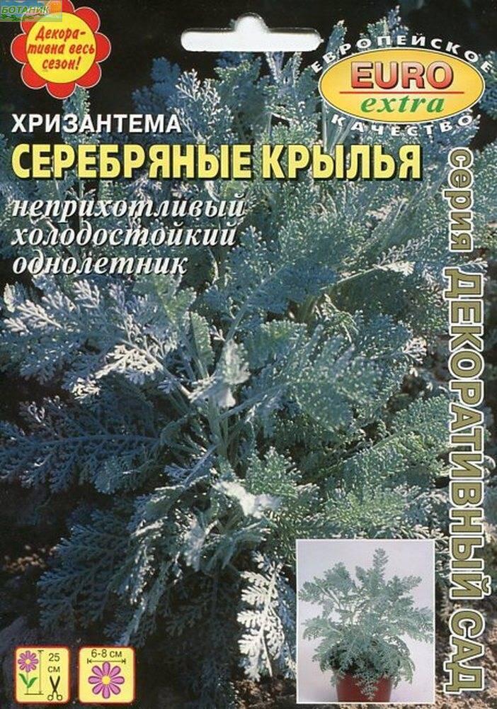 Купить оптом в Ботанике семена Хризантема Серебряные крылья БП Аэл бренд Аэлита