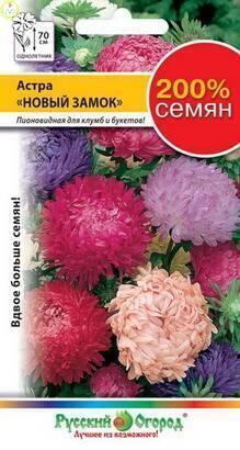 Купить оптом в Ботанике семена Астра Новый замок 200 % НК бренд НК