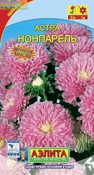 Купить оптом в Ботанике семена Астра Нонпарель карликовая Аэл бренд Аэлита