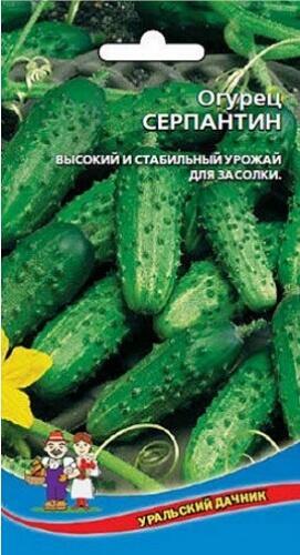 Купить оптом в Ботанике семена Огурец Серпантин F1 УД бренд Уральский дачник