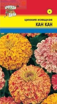 Купить оптом в Ботанике семена Цинния Кан Кан изящная УУ бренд Урожай Удачи