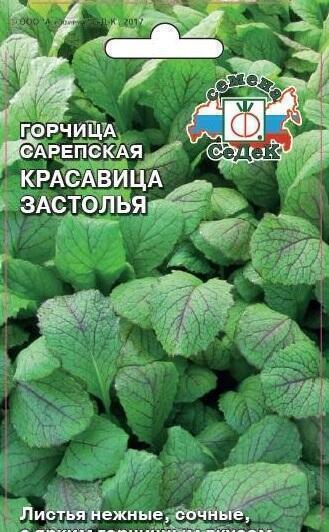 Купить оптом в Ботанике семена Горчица Красавица застолья Сед бренд СеДеК